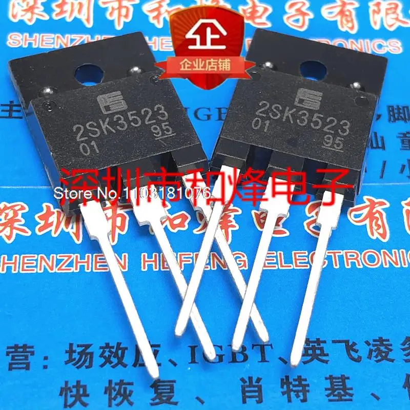 2SK3523  TO-3PF 500V 21A     New Original Stock Power chip