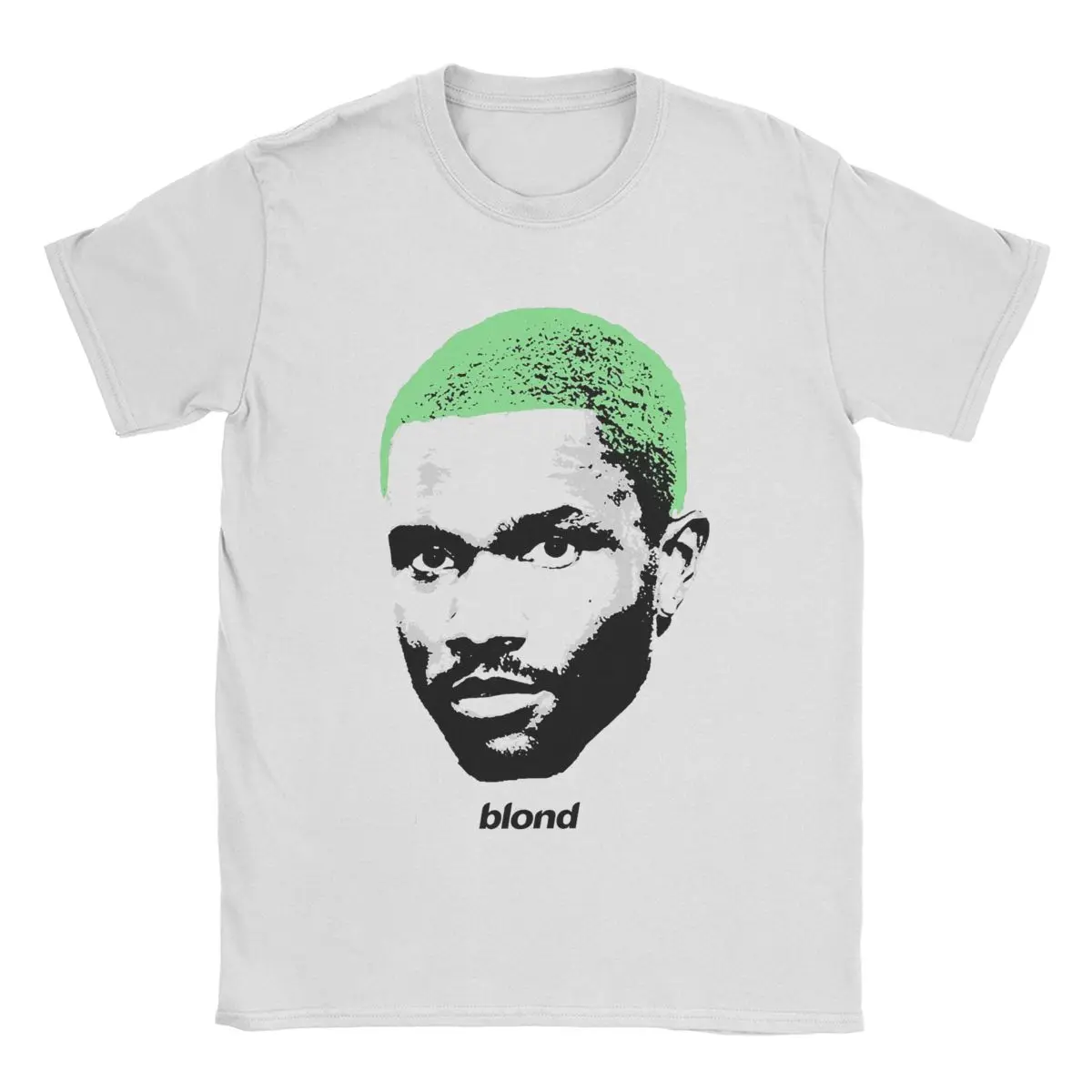 Men\'s Frank O-ocean Blond R&B Music T Shirt Pure Cotton Clothing Novelty Short Sleeve O Neck Tee Shirt Summer T-Shirt