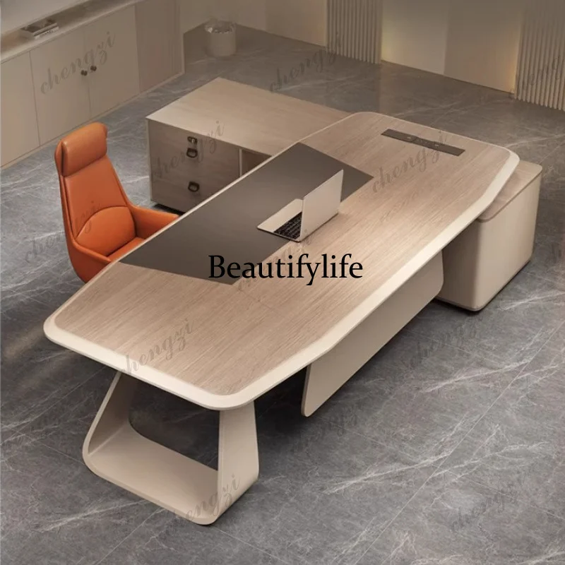 

Modern Minimalist Office Desk Luxury Executive Nordic Multifunctional Office Desk Computer European