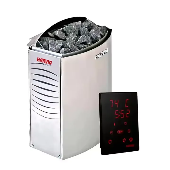 Original brand newHar·via ve·ga series stainless steel dry steam sauna room sauna stove with external controller