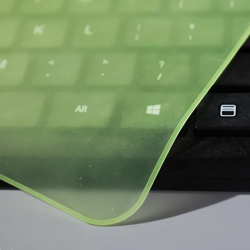 Capa universal para teclado de laptop, película protetora ultrafina de silicone à prova d'água para macbook 14-15 polegadas protetor de teclado de notebook