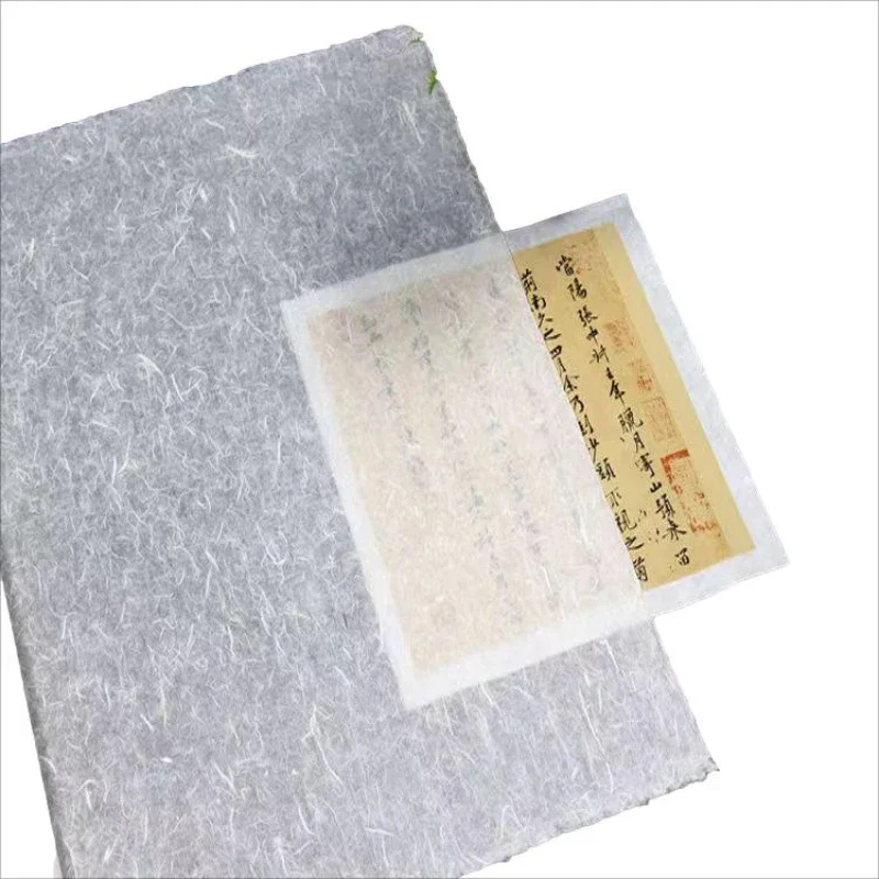 Chinese Mulberry Rice Paper Calligraphy Drawing Rice Paper Yunlong Fiber Xuan Paper Half Ripe Vintage Papier Papel Para Dibujar