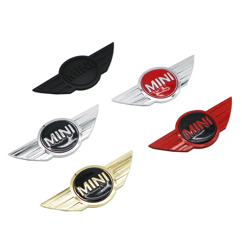 3D Metal Car Rear Front Hood Replacement Logo Emblem Badge Decoration For Mini Cooper JCW F55 F56 R55 R56 R60 F60 Accessories