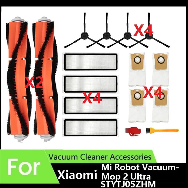 Акция! Для робота-пылесоса Xiaomi Mi Robot Vacuum-Mop 2 Ultra STYTJ05ZHM, аксессуары для пылесоса, детали основной щетки, аксессуар для фильтра Hepa Pa