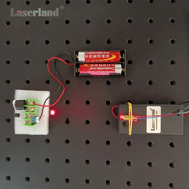 Imagem -05 - Diy Laser Alarme Kit Sistema de Segurança Anti-roubo Linha Infravermelha Experiência Científica Invenção Produção Eletrônica