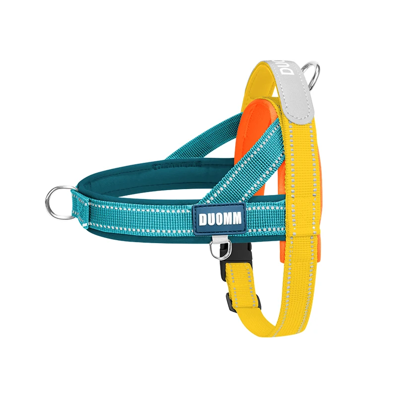 Dog Harness No Pull T-Shape Breathable Spring Summer Soft Padded Reflective Daily Outdoor Step In Walking Pet Harness Hiking_voghion.com