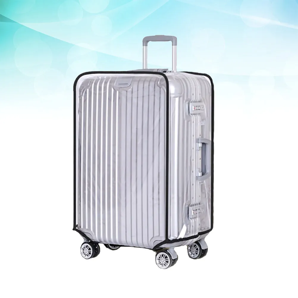 

18 Inch Transparent Stretch Luggage Case Cover for Suitcase Trolley Protector Anti-Scratch Dustproof Easy Wash Decorative