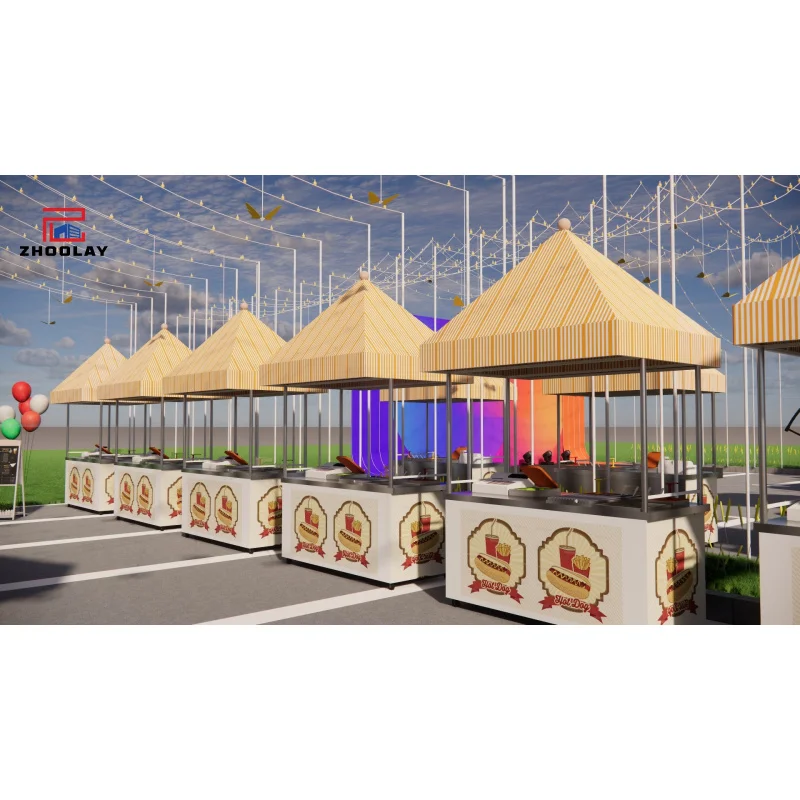 Custom.Event Stall متجر متنقل كشك الأحداث الاحتفالية التجارية الغذاء والمشروبات مخبز القهوة الكتب والألعاب كشك #2