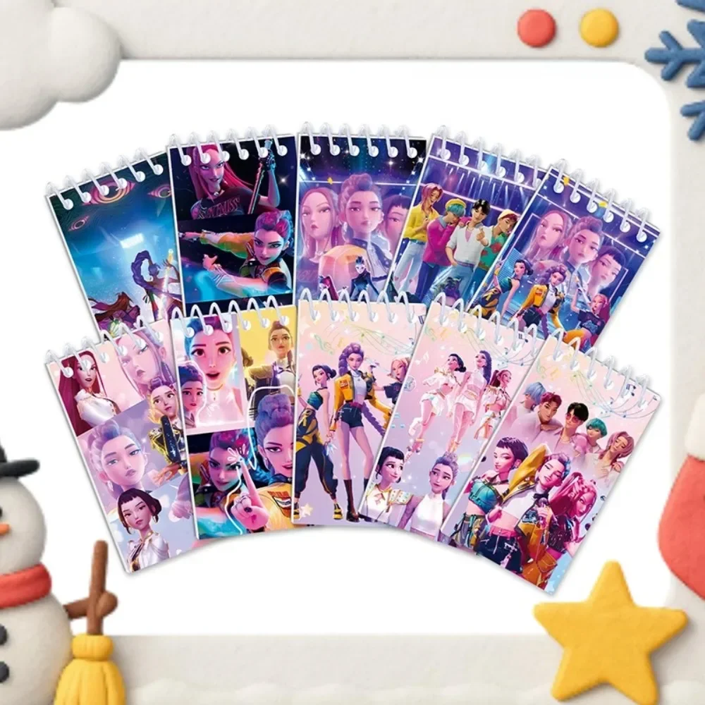 Nuevo cuaderno Kpop Demon Coil, libro de Anime Huntrix, cuaderno decorativo, regalo de fiesta para invitados, suministros de fiesta de cumpleaños, guerrero Kpop