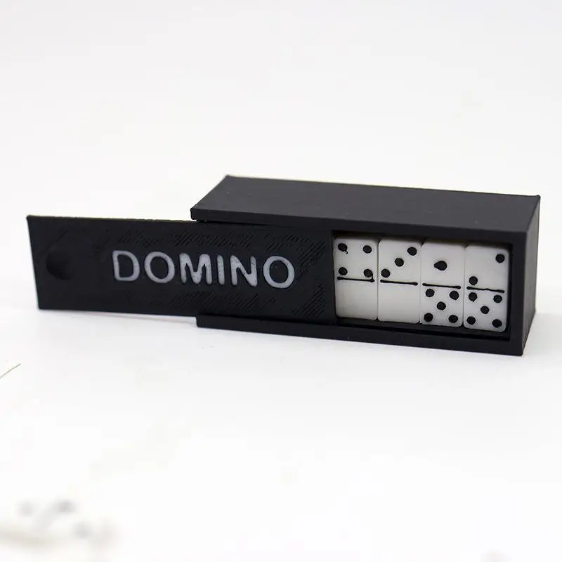 1 Juego de accesorios para casa de muñecas 1:12, modelo de dominó en miniatura, juguete educativo de aprendizaje, juego de mesa de dominó de puntos