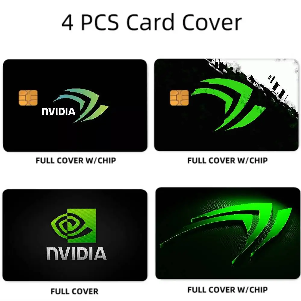 Nvidia أنيمي الشباب بطاقة الخصم بطاقة الخصم 1 مجموعة من 4 قطعة فيلم لاصق الشريط الأمامي لشريحة كبيرة صغيرة لا رقاقة