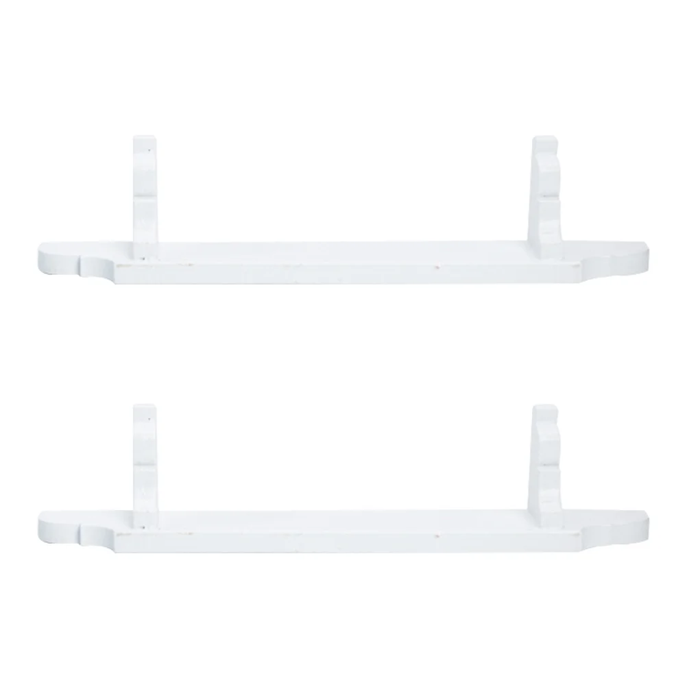 Mini Hanger Storage Holders Wooden Rack Miniature Racks Models House Decor Supplies Layouts White Bookshelf