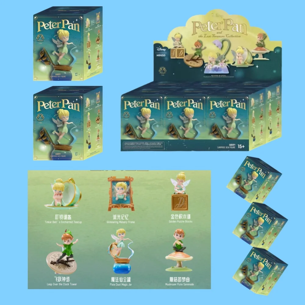 

Genuine Peter Pan Lost Treasure Mystery Blind Box - Multifunctional LED Decor Night Light / Storage forKids Room Home Gift