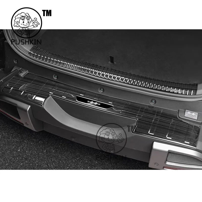 For Leopard TAI 3 2025 Threshold Protection Sticker Rear Trunk Inner Bumper Plate Guard Stainless steel Protector Accessories