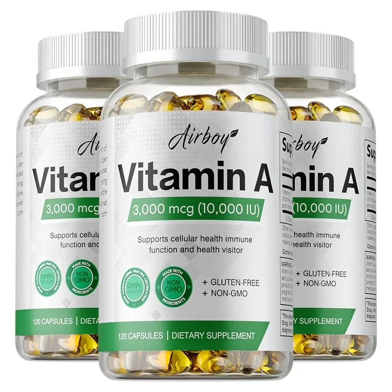 Vitamin A - Immune System & Reproductive Function, Supports Healthy Skin & Eyes, Antioxidant Activity