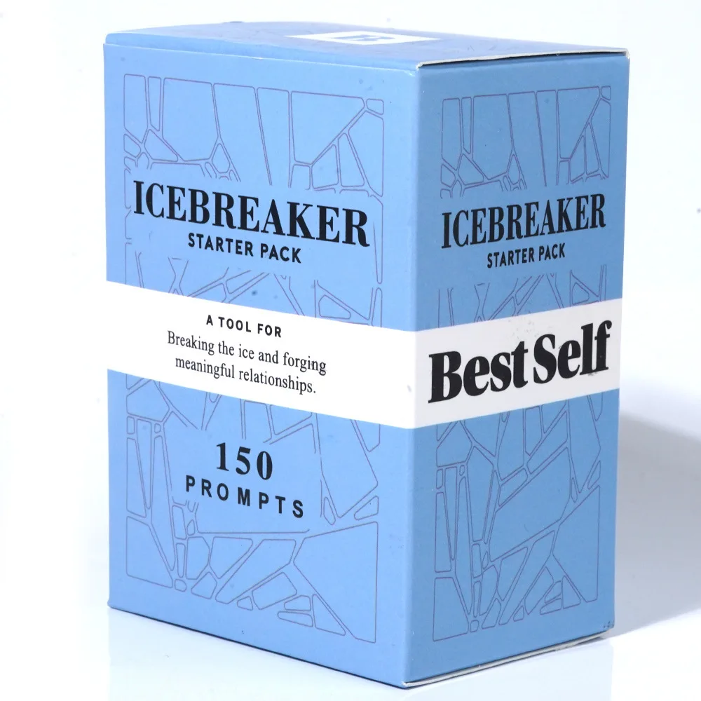 Best Self Intimacy & IceBreaker - Conversation Starter Card Deck Prompt Cards Board game
