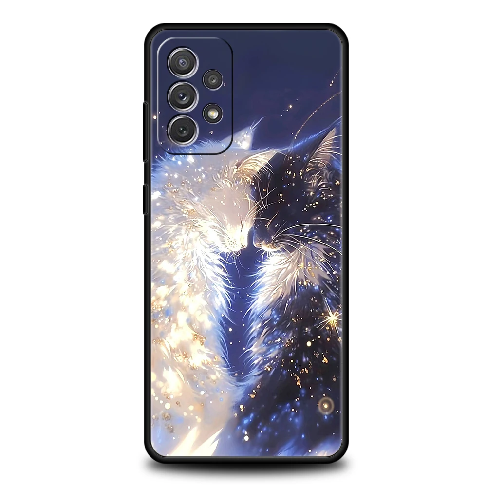 Samsung Galaxy A55 A35 A17 A15 A14 A25 A54 A51 A71 A72 A73 A32 A52 A52S A41 5G用スマホケース ソフトTPUシェル 漫画アート ファンダス