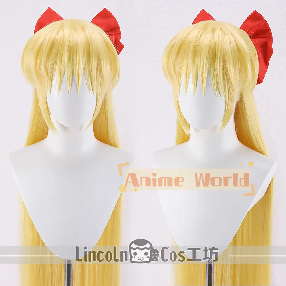 Anime Minako Aino Cosplay Wig Halloween Carnival Party Props Synthetic Hair Heat Resistant Fiber + Wig Cap