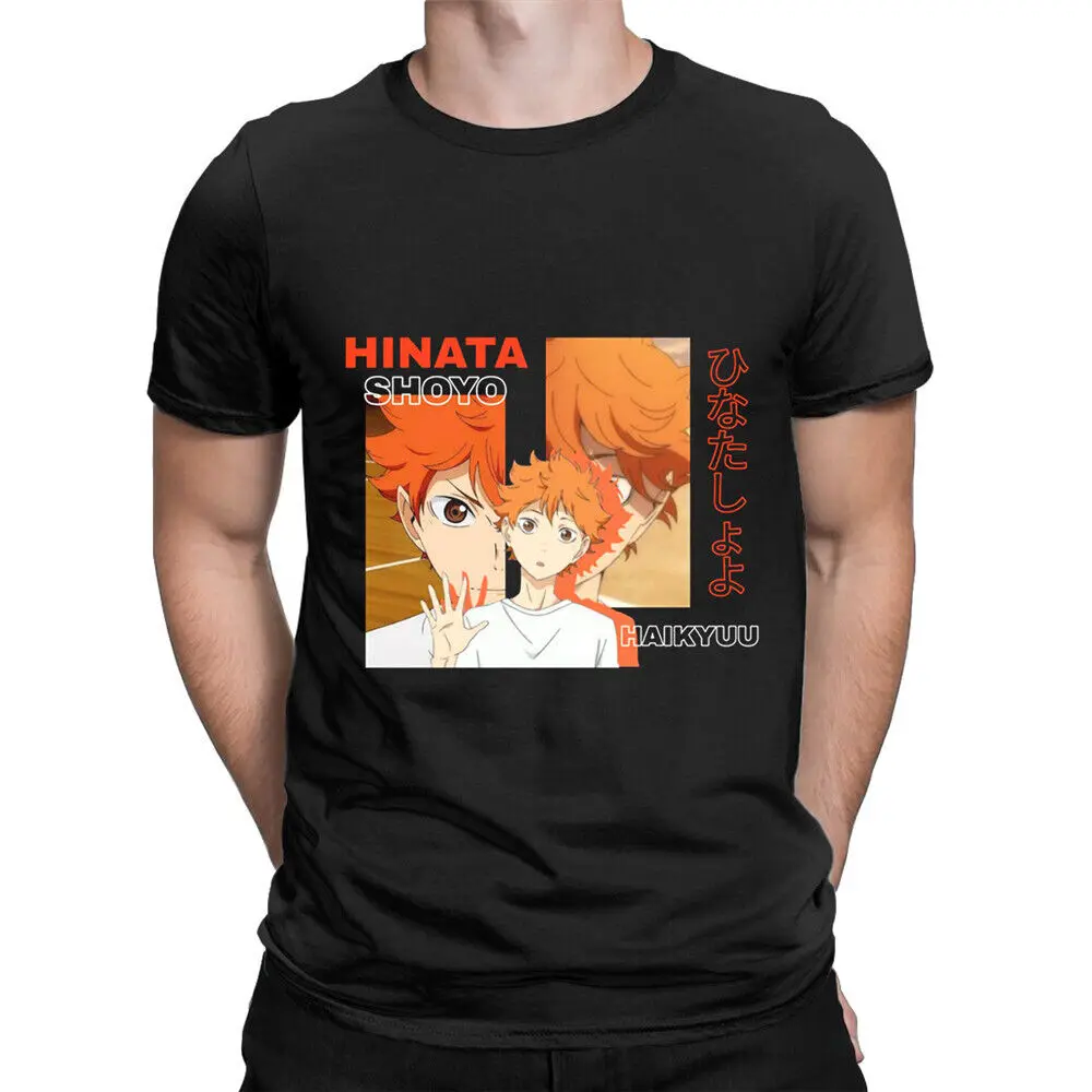 Anime Haikyuu!! Shoyo Hinata Casual Cotton T-Shirt Men/Women/Teens