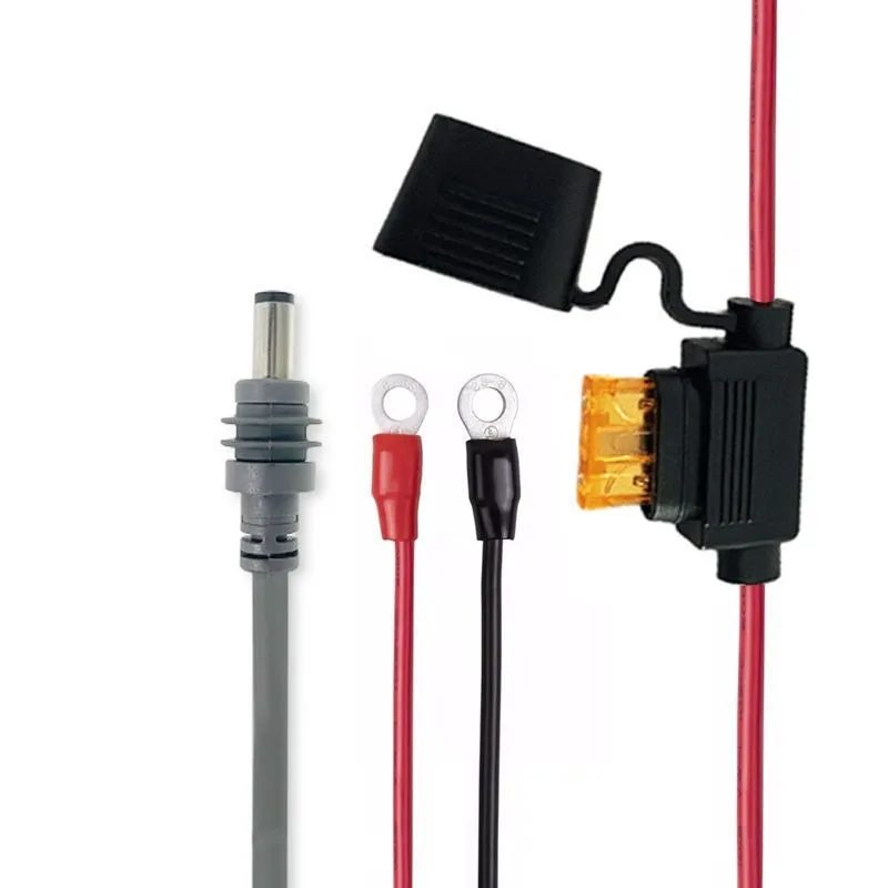 DC5521 Car Cigarette Lighter Power Cable Compatible with Mini Satellite Device, 12V/24V Vehicle Charging Cord