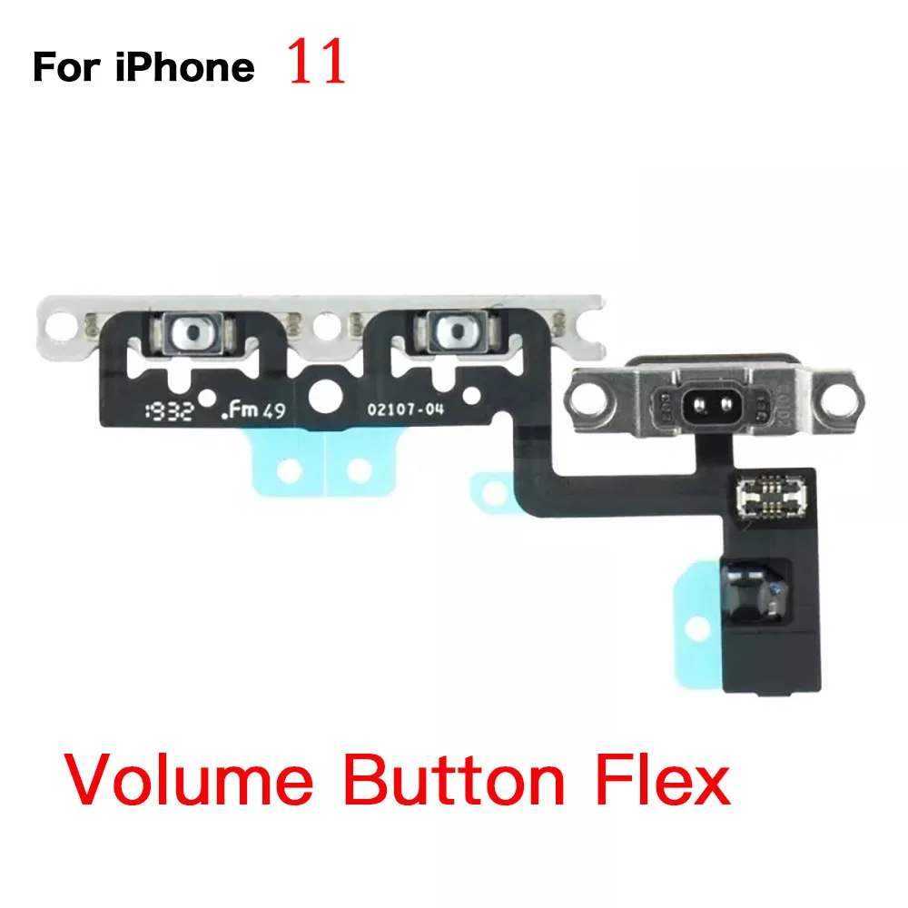 Inner Parts For iPhone 11 Ear Speaker Front Camera Power Volume Charging Flex Cable Taptic Engine Loud Speaker All Bracket Screw