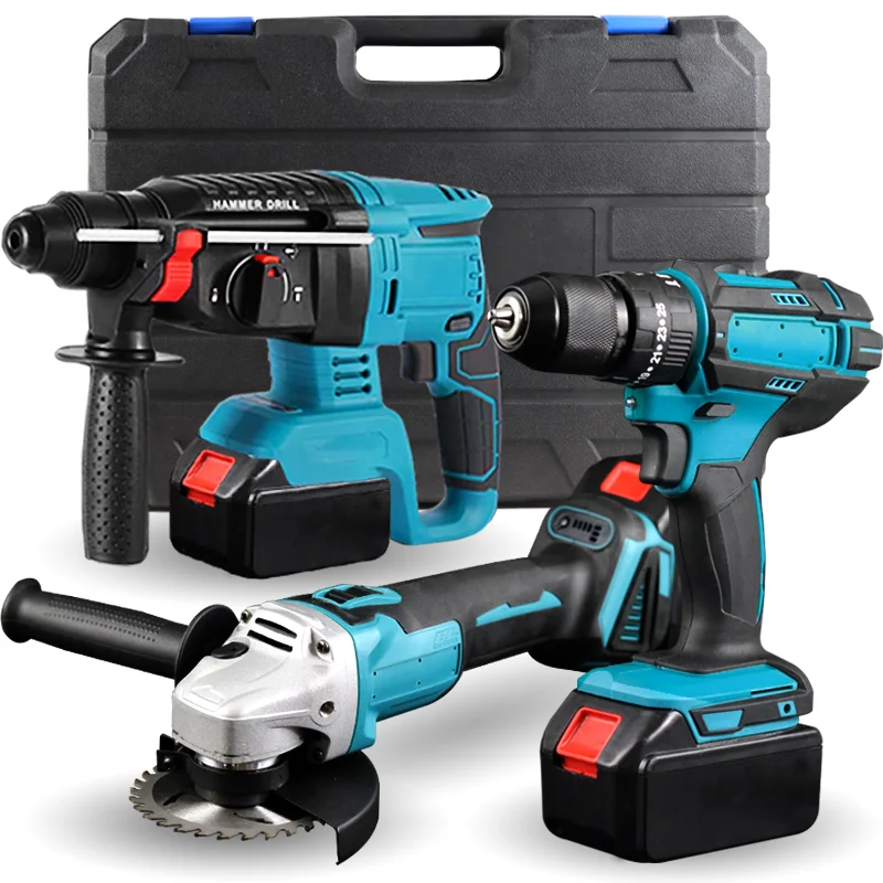 High Quality New Power Sealed Original makitas Combo 3 In 1 Tool Kit Cordless Drill electric tool set