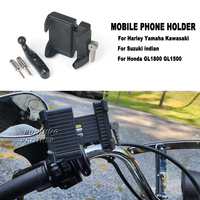 Universal Motorcycle Phone Mount Navigation Bracket Holder Support For Harley Yamaha Kawasaki Suzuki indian Honda GL1800 GL1500