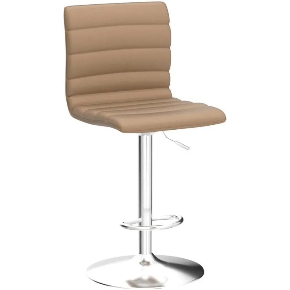 

%a NicBex Swivel Bar Stools Modern PU Leather Adjustable Barstools, Kitchen Island Counter Bar Stools Set of 2