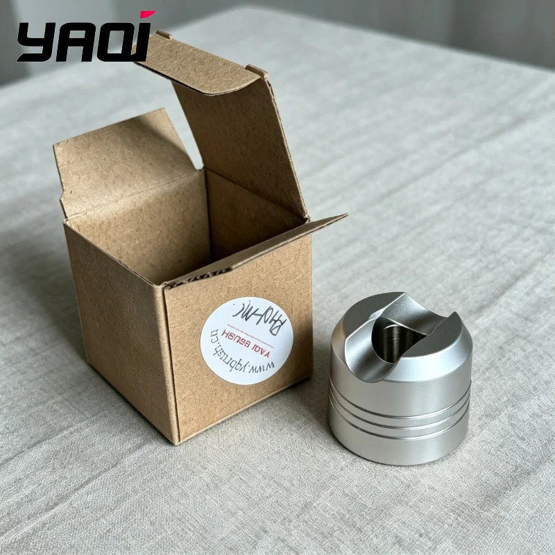 

2026 Flash Sale！YAQI Matte Chrome Color Mens Shaving Razor Holder - for the 14mm razor Hole diameter about 59.4g