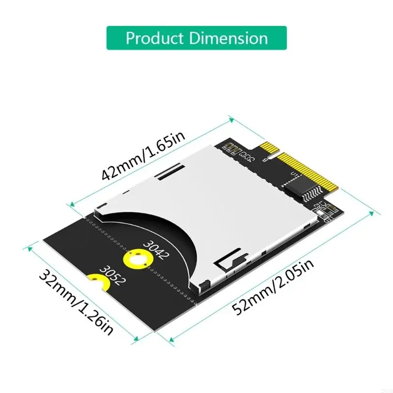 20CB SDCARD для M.2 NGFF КЛЮЧЕВЫЙ Адаптер поддерживает USB Bus Bus Not Satas Bus Card M.2 Адаптер карты для ноутбука