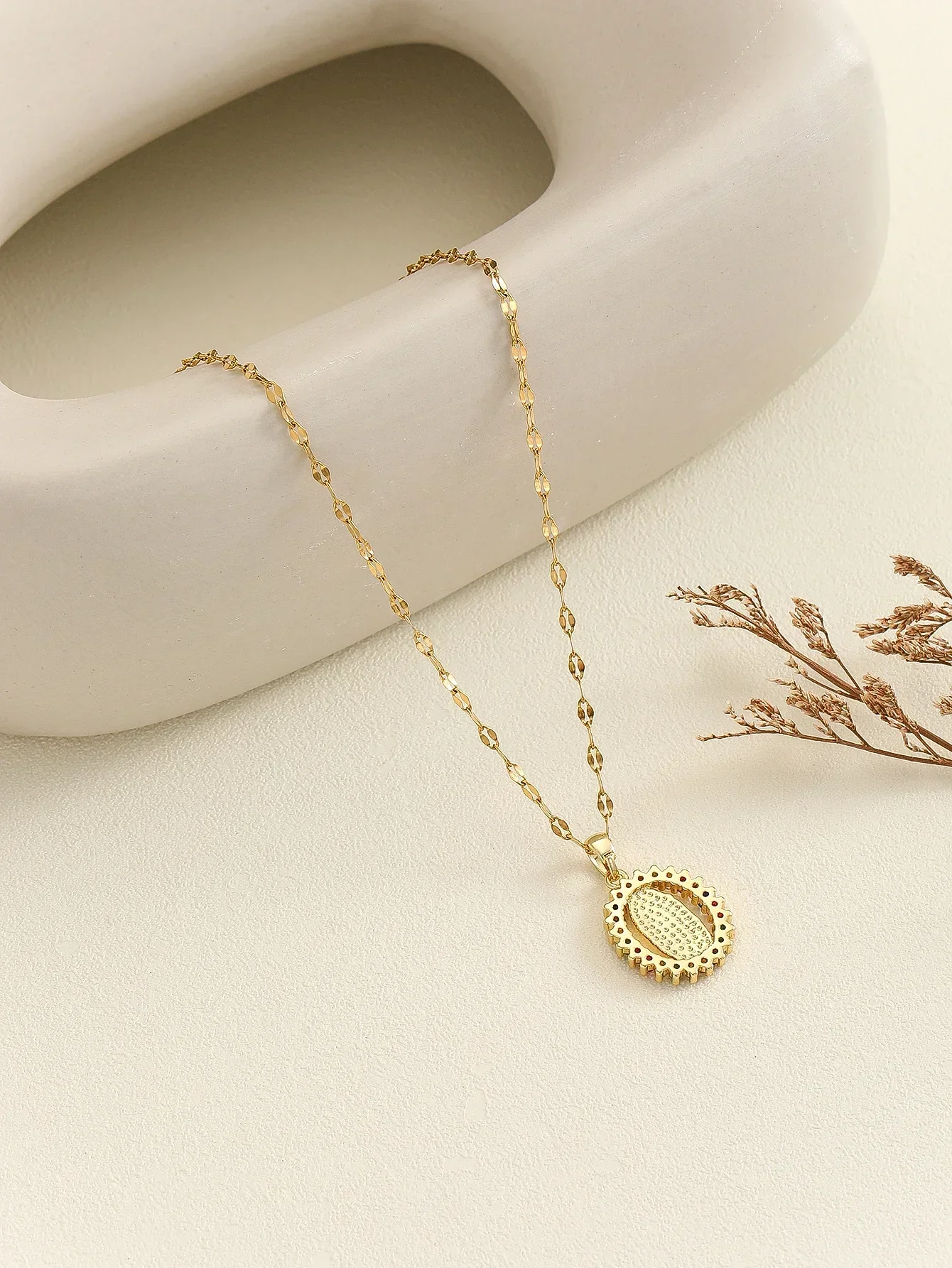 الأزياء الأوروبية والأمريكية ورائعة المرأة كل نجم السماء مايكرو مطعمة الملونة الزركون مريم العذراء قلادة جوفاء #5