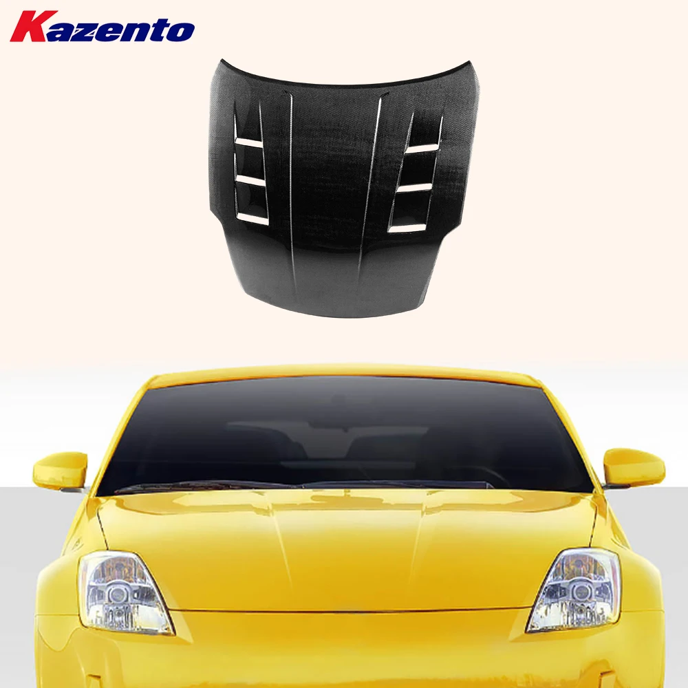 

Для Nissan 350Z Z Fairlady Z33 2002-08: карбоновый капот с вентиляционными отверстиями в стиле TS (возможна морская доставка, добро пожаловать, запросы на информацию)
