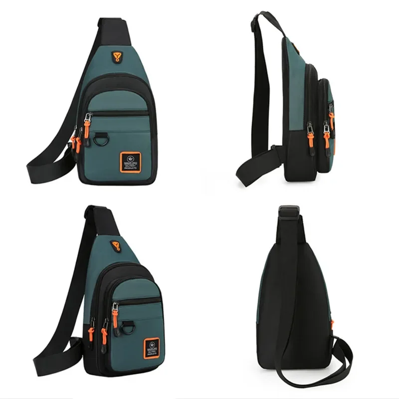 Chest Bags Men's One Shoulder Crossbody Bag Large Capacity Outdoor Sports Leisure Fashion Small Shoulder Bag Backpack Men's image 5