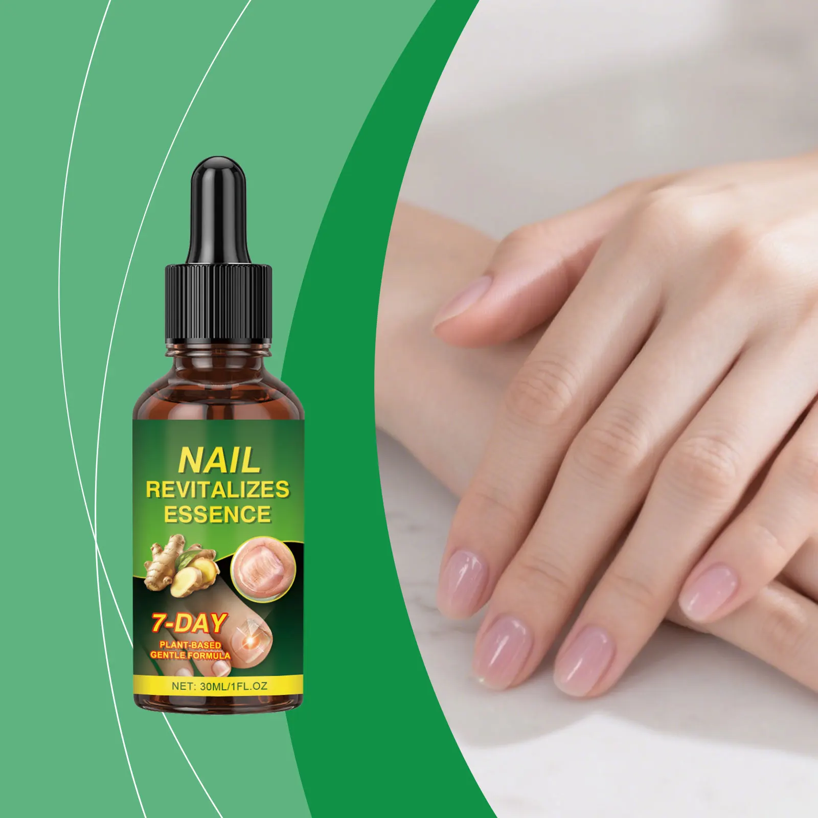 7 Days Nails Fungus Removal Serum Anti Paronychia Onychomycosis Treat Discolored Damage Nail Nourishing Nail Repair Essence