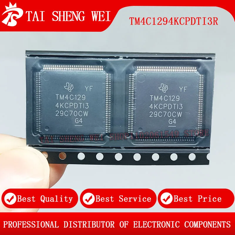 2pcs TM4C1294KCPDTI3R TM4C129 4KCPDTI3 TM4C1294KCPDTI3 QFP-128 QFP128 New Original