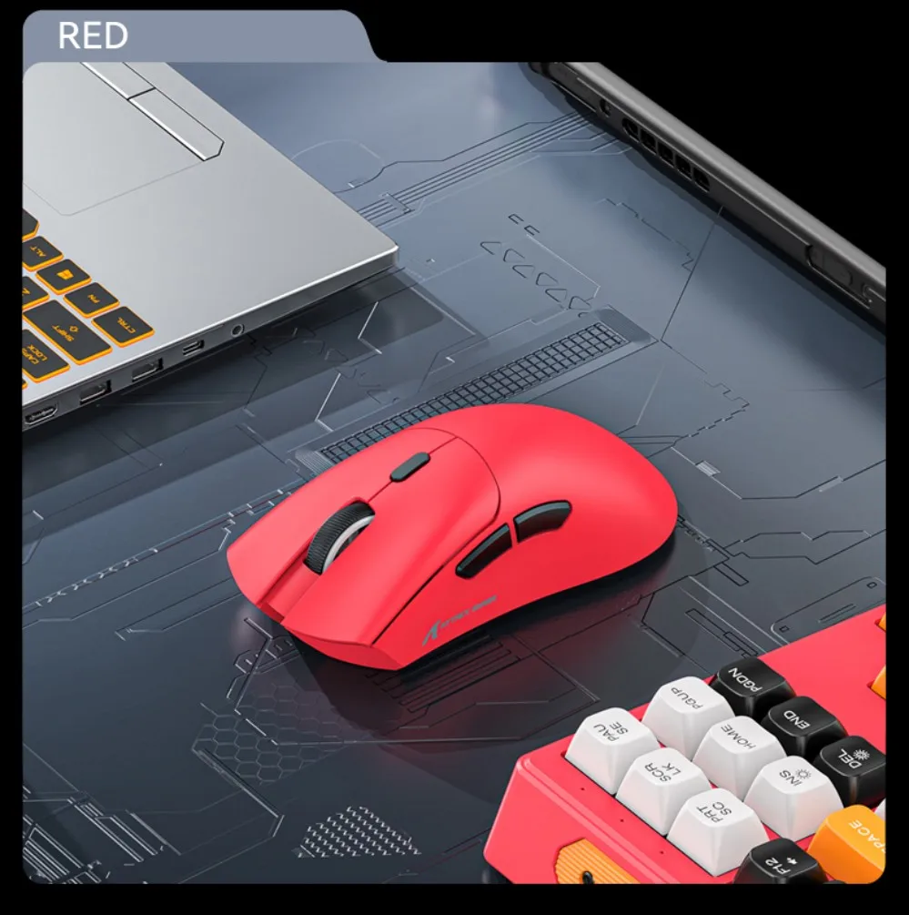 Attack Shark R1 Wireless Gaming Mouse 1000Hz 18000DPI PAW3311 Tri-Mode Connection Macro Programmable Ergonomic Game Mice for PC
