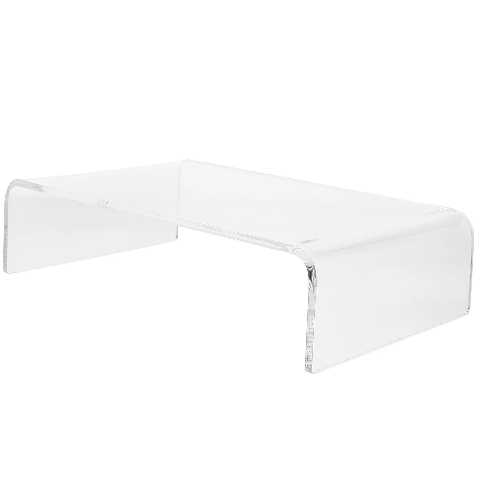 

Прозрачная акриловая подставка-органайзер для монитора, настольная подставка для подъема экрана, для офиса и дома