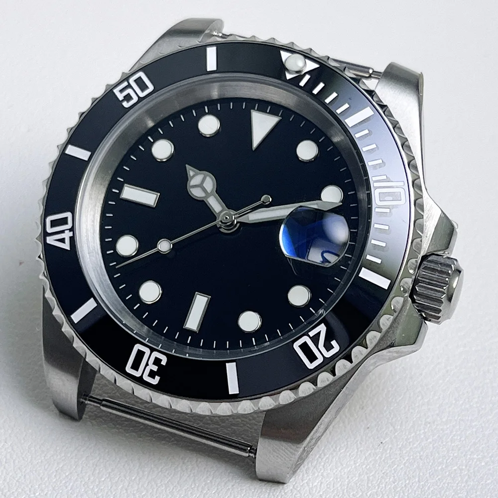 New 40mm automatic mechanical watch for men, fashionable and casual ST1612/8215 stainless steel sapphire glass waterproof watch