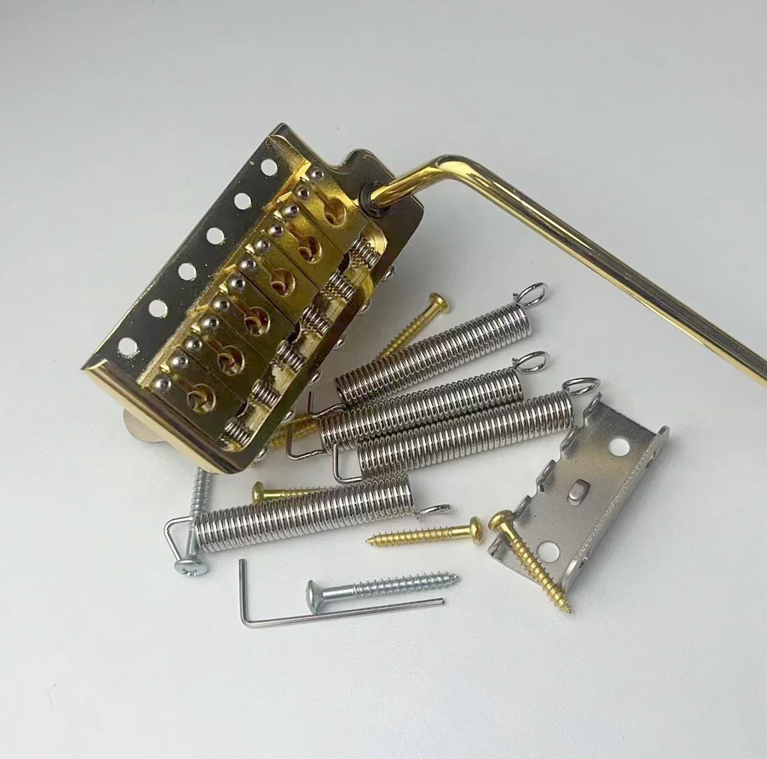 

Machined Ultra 52.5mm Brass 6 Screws Guitar Tremolo Bridge