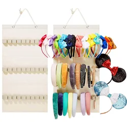 Pendurado Wall Headband Titular para Mulheres e Meninas, Feltro Hairbands Organizador, Cabelo Bow Armazenamento, grampos de cabelo, Display Stand, Acessórios