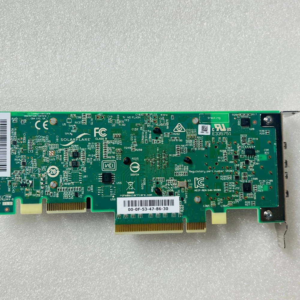 For Solarflare SFN8522 10Gb Financial Securities High Performance Low Latency 10G Dual Port Network Card X2522