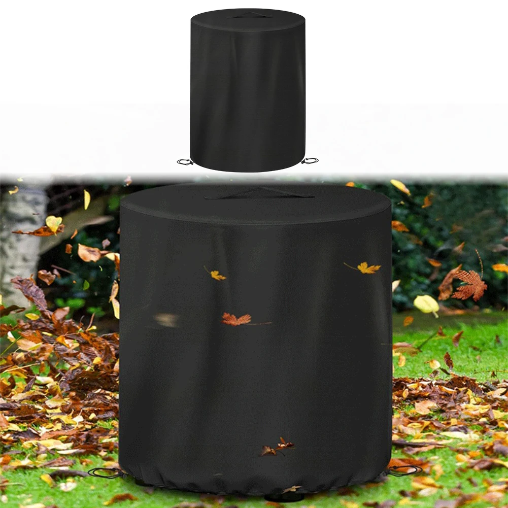 1pc Circular Heater Braze Cover With Drawstring Waterproof Fire Column Cover Weather Protection Easy To Use