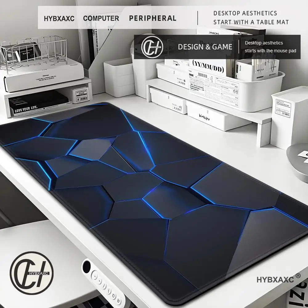 

Large Mousepad 400X900 Gaming Line Geometry Rubber Mouse pad mats PC Computer Keyboard XL Desk mat offices interior accessories