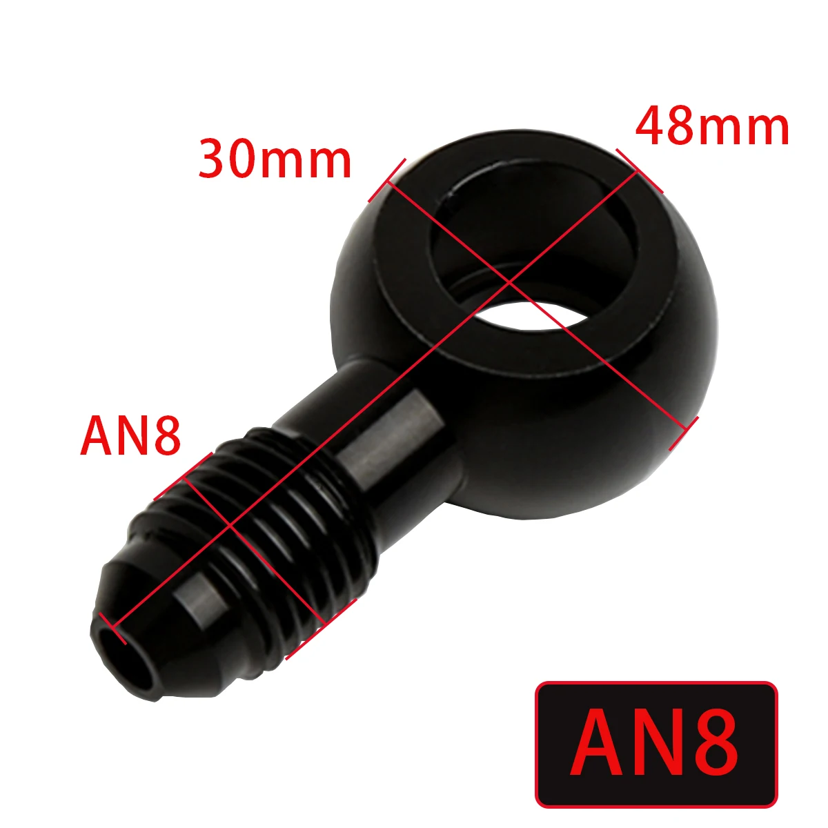 Aluminum M16x1.5 M18*1.5 M22*1.5 Bolt Hydraulic Clutch Screw & Banjo Adaptor Bolt Fitting Male AN10 Ball Fitting Adapter Kit
