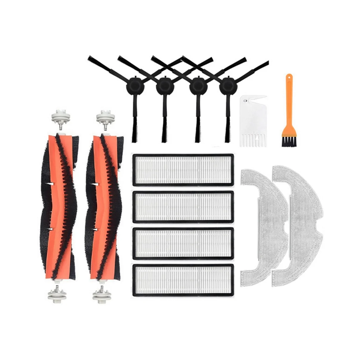 A09G-для Mi Robot Vacuum-Mop 2 Ultra STYTJ05ZHM Часть очистителя Съемная основная щетка Hepa-фильтр Боковая щетка Ткань для швабры
