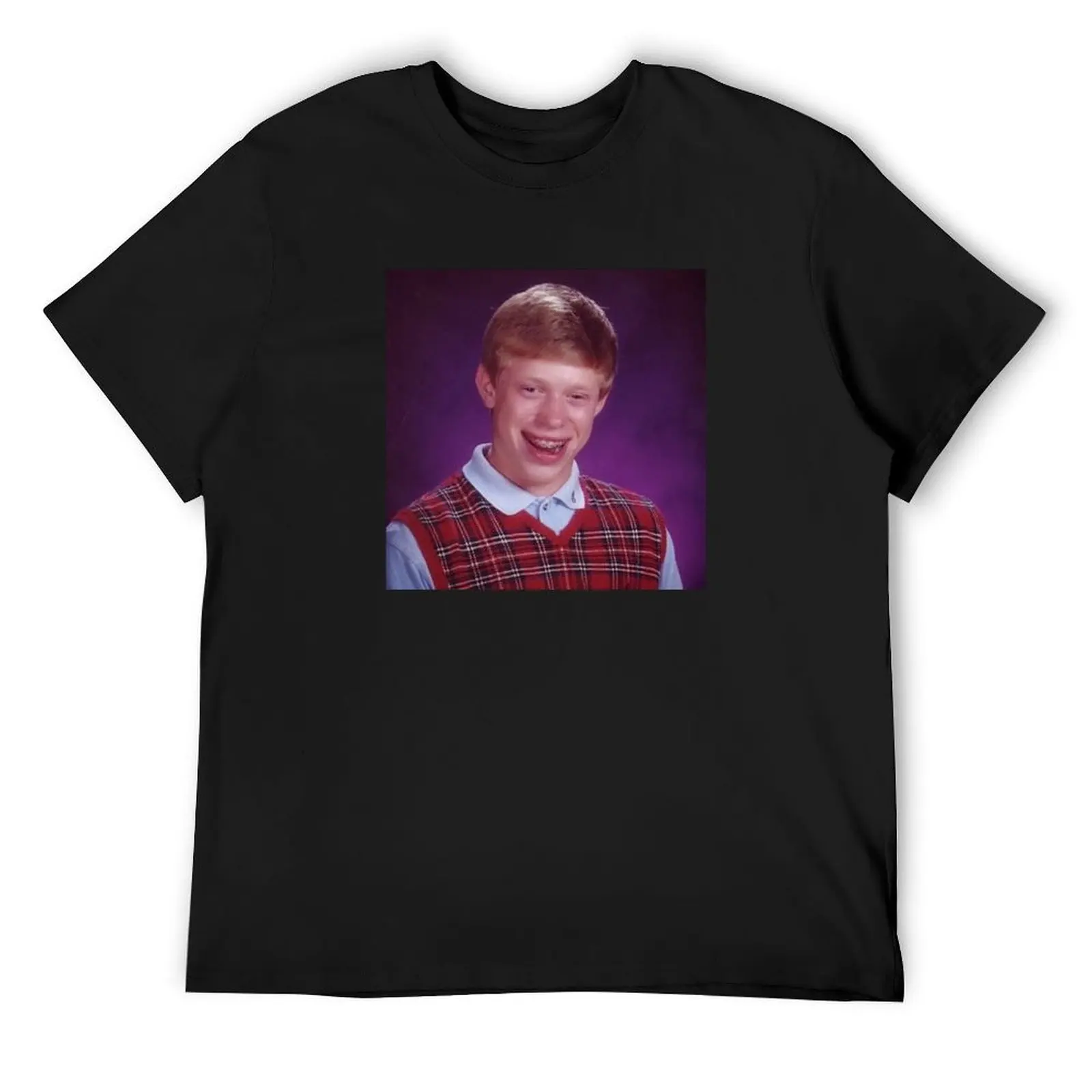 

Bad Luck Brian T-Shirt vintage anime shirt man t shirt blanks summer top big and tall t shirts for men