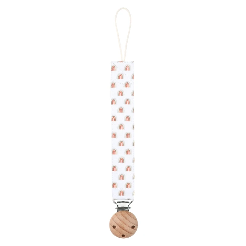 Baby Teether Chain Flowers Pattern Pacifier Clip