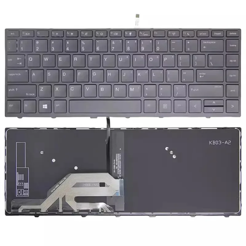 0 Новая клавиатура с подсветкой для HP 440 G5/640 G5/430 G5/640 G4/ZHAN 66 pro g1/HSN-Q06C