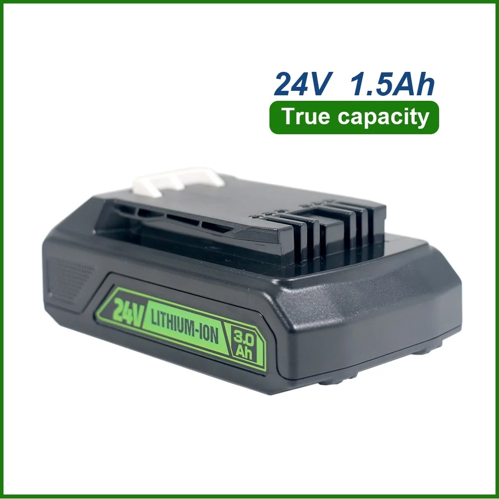 

FOR Greenworks 24V 1500mAh 3Ah 2500mAh Li-ion Battery for Greenworks 24V Power Tools 29842 29852 29322 20362 MO24B410 MO48L4211