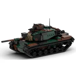 WW1 M60 Military Vehicles Tank Sets Pattons Army Vehicle Model Building Blocks DIY Brick Kids Toys Classic military WW2